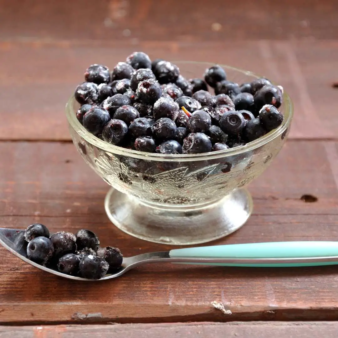 Packaged frozen blueberries for delivery in Cape Town's Deep South